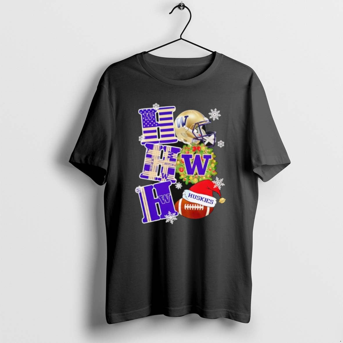 Official Washington Huskies Ho Ho Ho Christmas