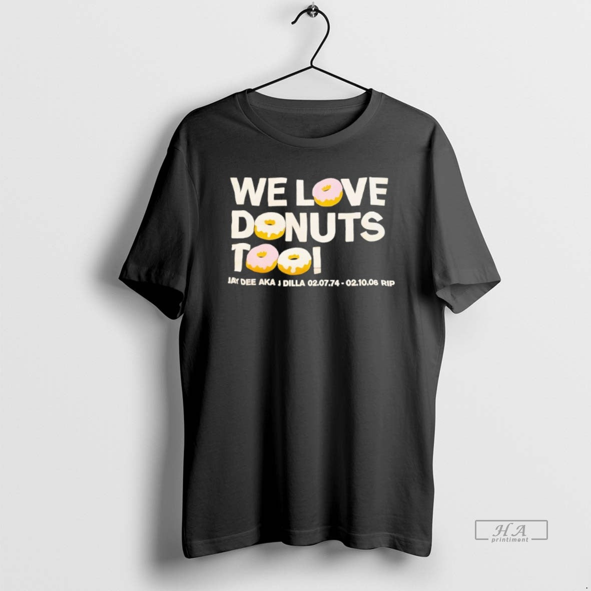 Official We Love Donuts Too Jay Dee Aka J Dilla Rip