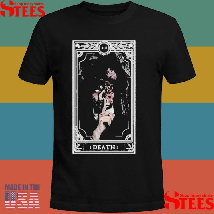 Wednesday Addams Death Tarot Card Xiii Gothic T-shirt