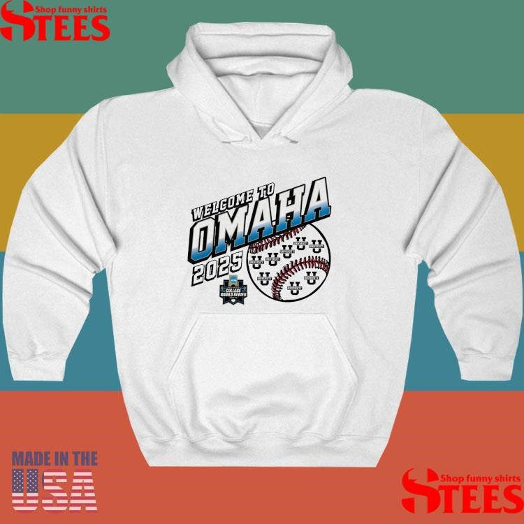Welcome To Omaha 2025 Ncaa Baseball Men’s College World Series Bullpen Ace T-shirt