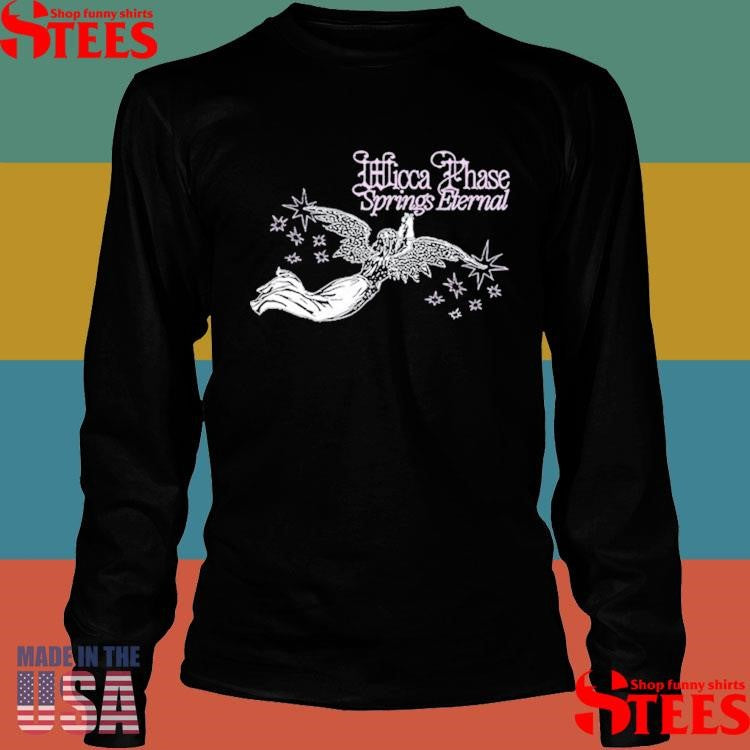 Wicca Phase Starlight Angel Black Pink T-shirt