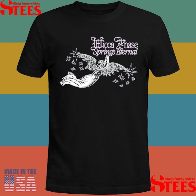 Wicca Phase Starlight Angel Black Pink T-shirt
