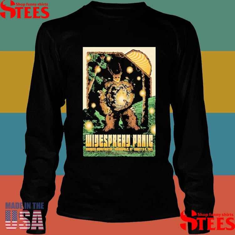 Widespread Panic Aug 8-9 2025 Indianapolis, In Event T-shirts