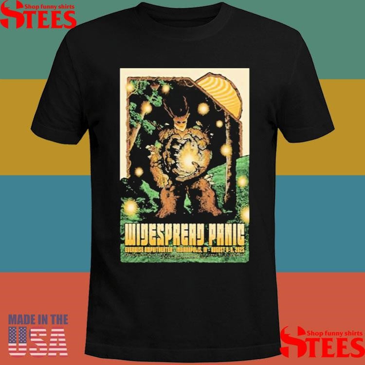 Widespread Panic Aug 8-9 2025 Indianapolis, In Event T-shirts
