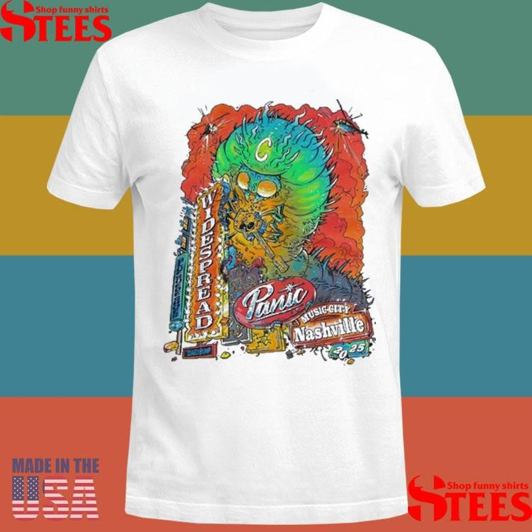 Widespread Panic On Apr 24-26 2025 At Ascend Amphitheater In Nashville, TN Tour Shirts
