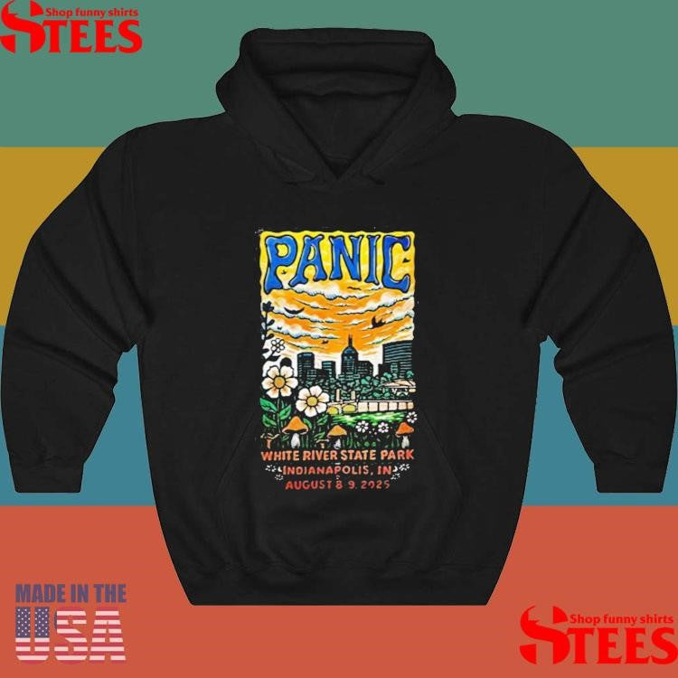Widespread Panic On Aug 8-9 2025 At Everwise Amphitheater In Indianapolis In T-shirts