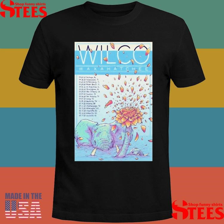 Wilco And Waxahatchee Spring Tour 2025 Poster Shirts