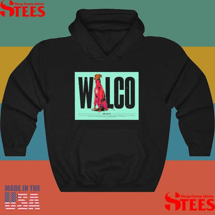 Wilco European Tour 2025 Date Times Dog T-shirt