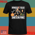 Wnba Jam She’s On Fire Las Vegas Aces Basketball A’ja Wilson 2025 T-shirt