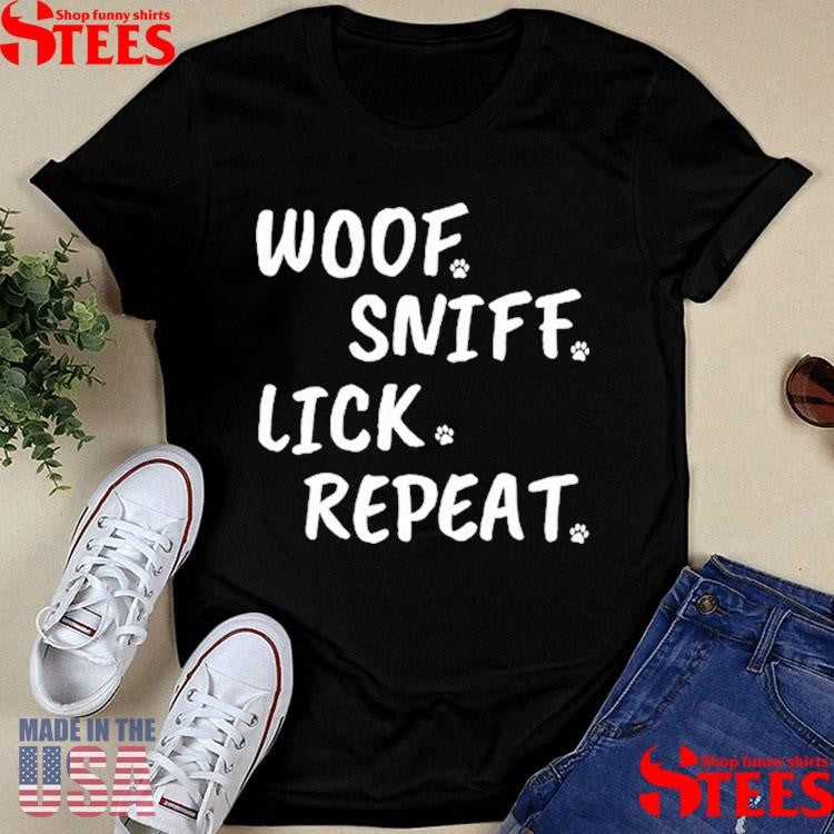 Wolf Sniff Lick Repeat Shirts