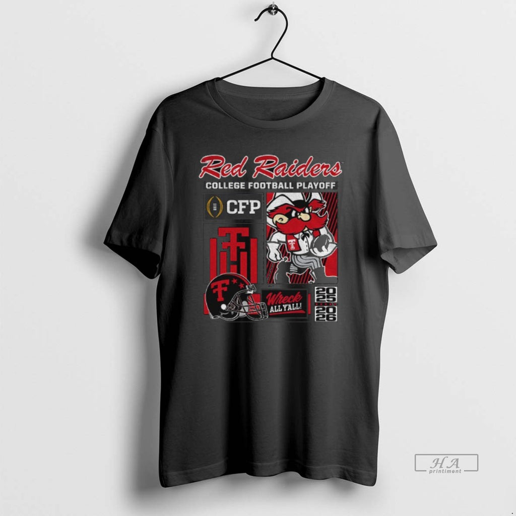 Official Wreck All Yall Texas Tech Red Raiders Big 12 Football Champions Cfp