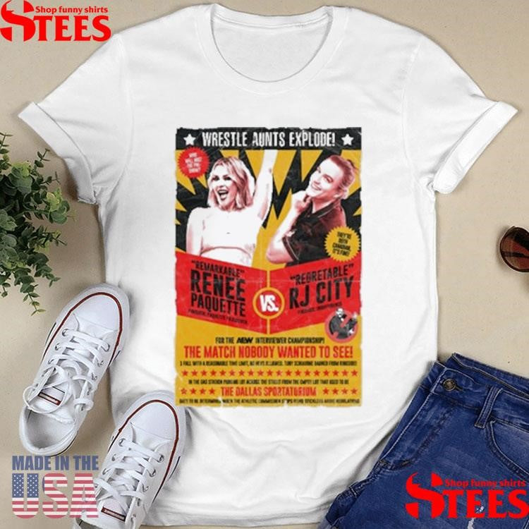 Wrestle Aunts Explode Comfort Colors Soft Heavyweight Shirts