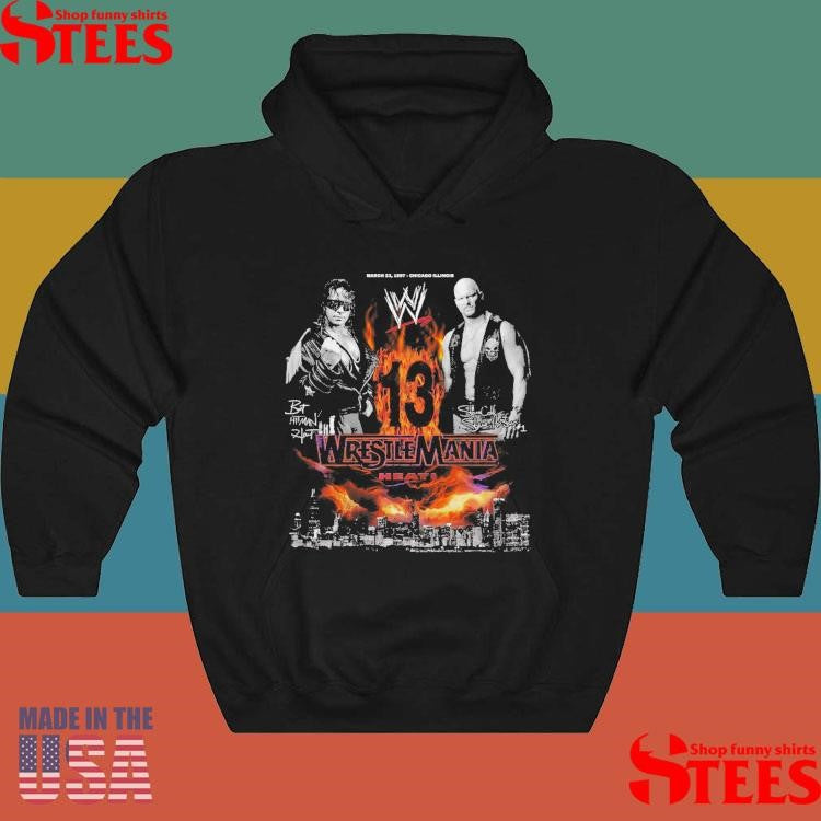 WrestleMania 13 Bret Hart vs Stone Cold Steve Austin Shirts
