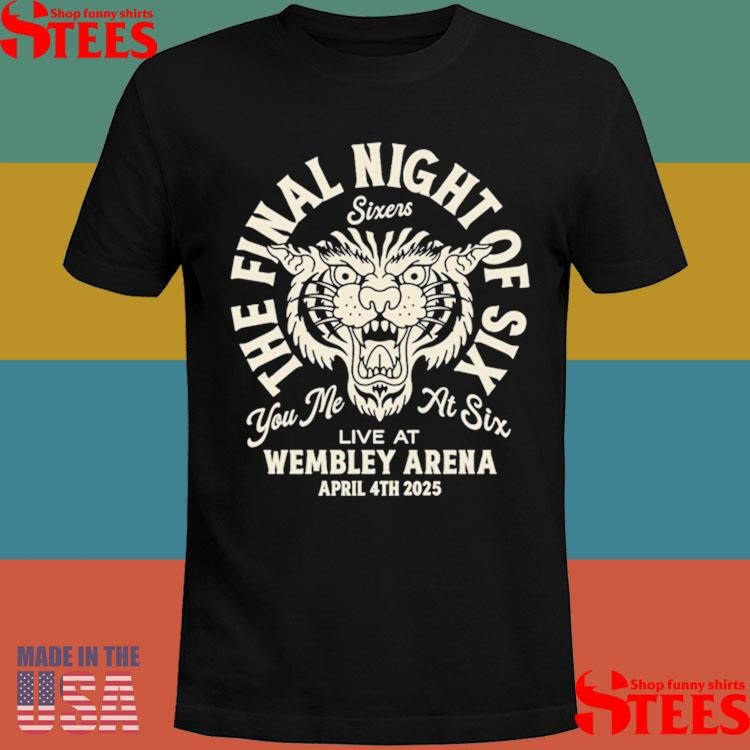 You Me At Six Live At Wembley Arena April 4th 2025 Shirts