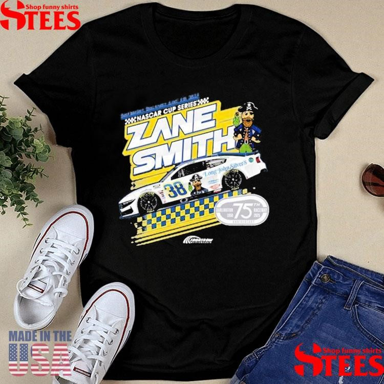 Zane Smith Checkered Flag Sports Long John Silver’s Car Shirts