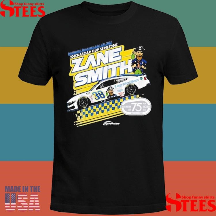 Zane Smith Checkered Flag Sports Long John Silver’s Car Shirts