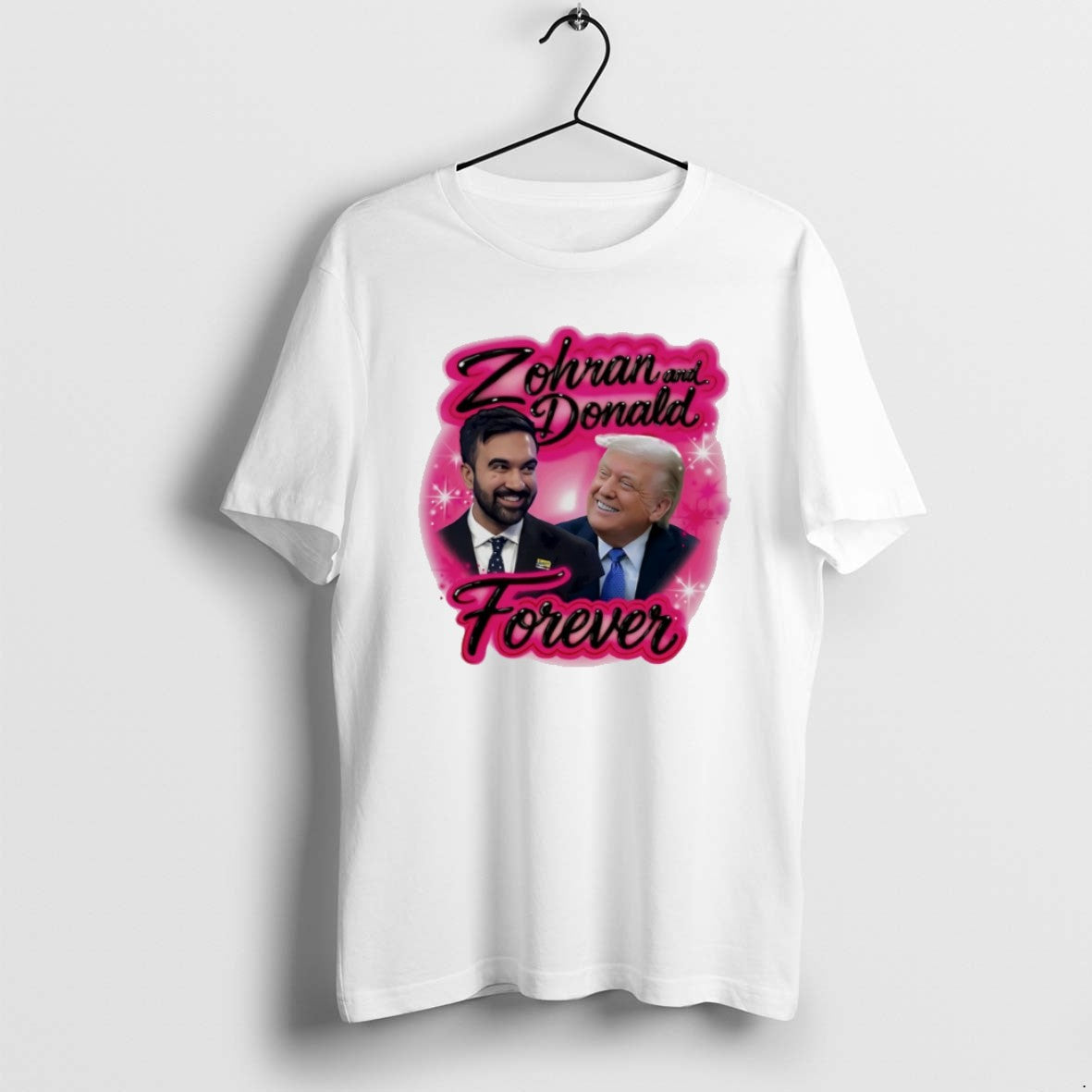 Official Zohran And Donald Forever Airbrush Graphic