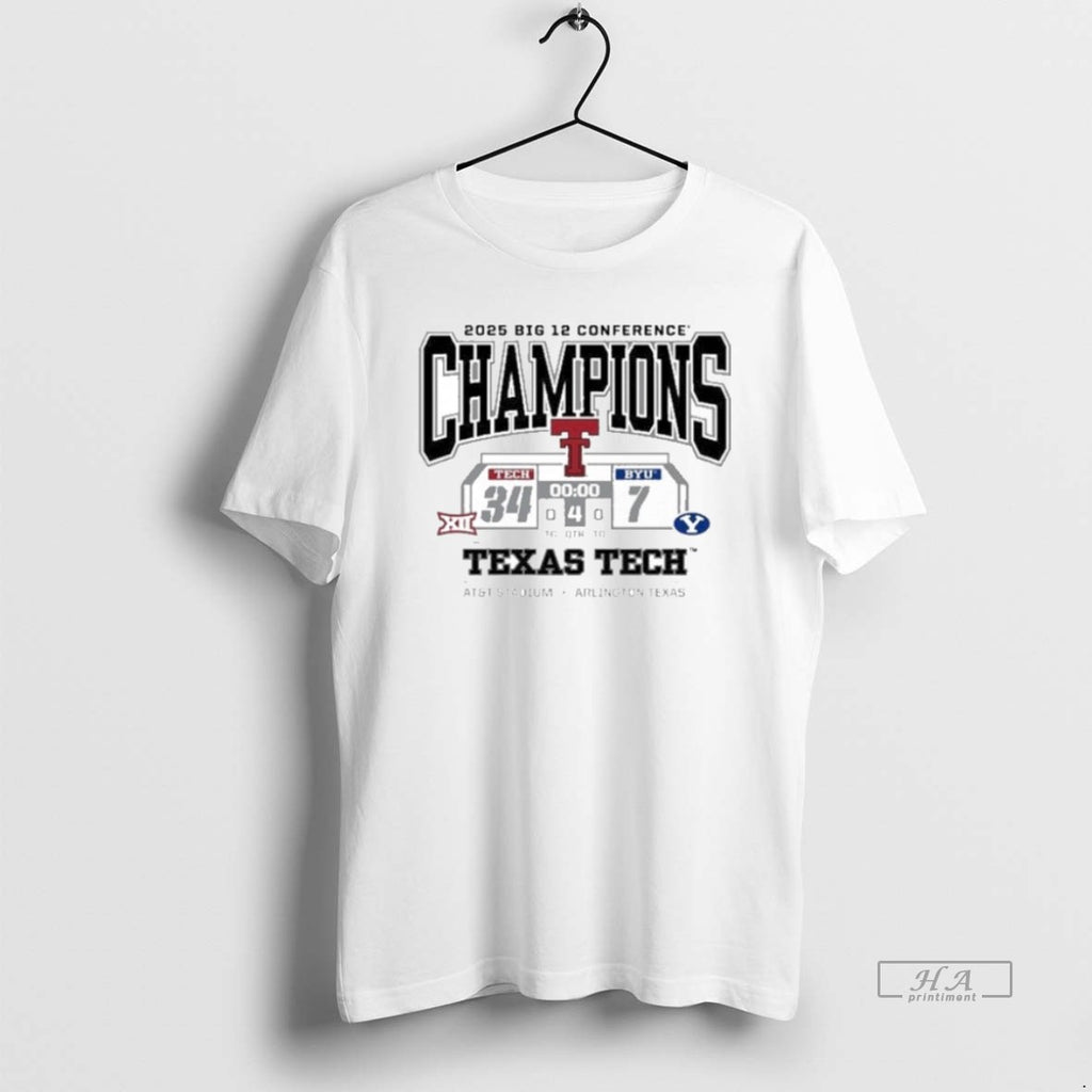 Official Texas Tech Red Raiders Vs Byu Cougars 2025 Big 12 Champions Score
