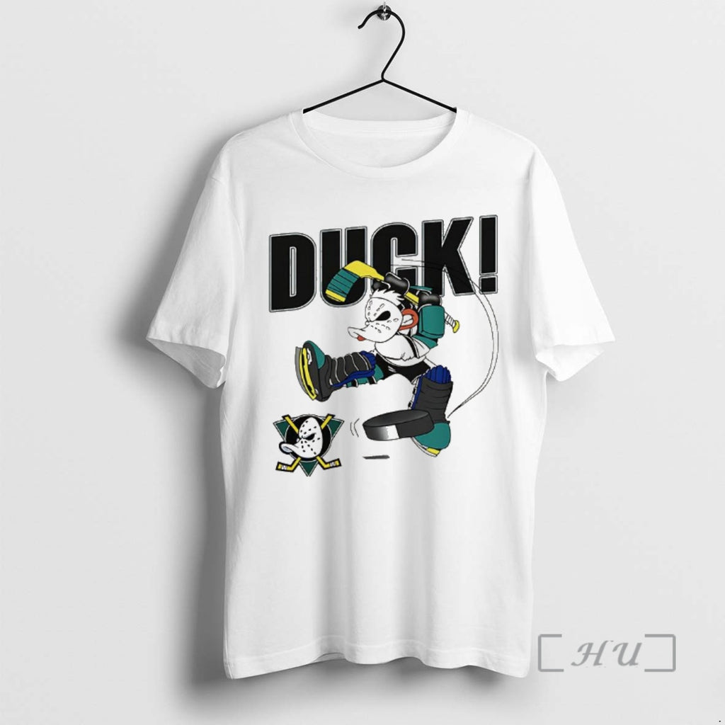 Officials Anaheim Mighty Ducks Mascot Playing Hockey 90s