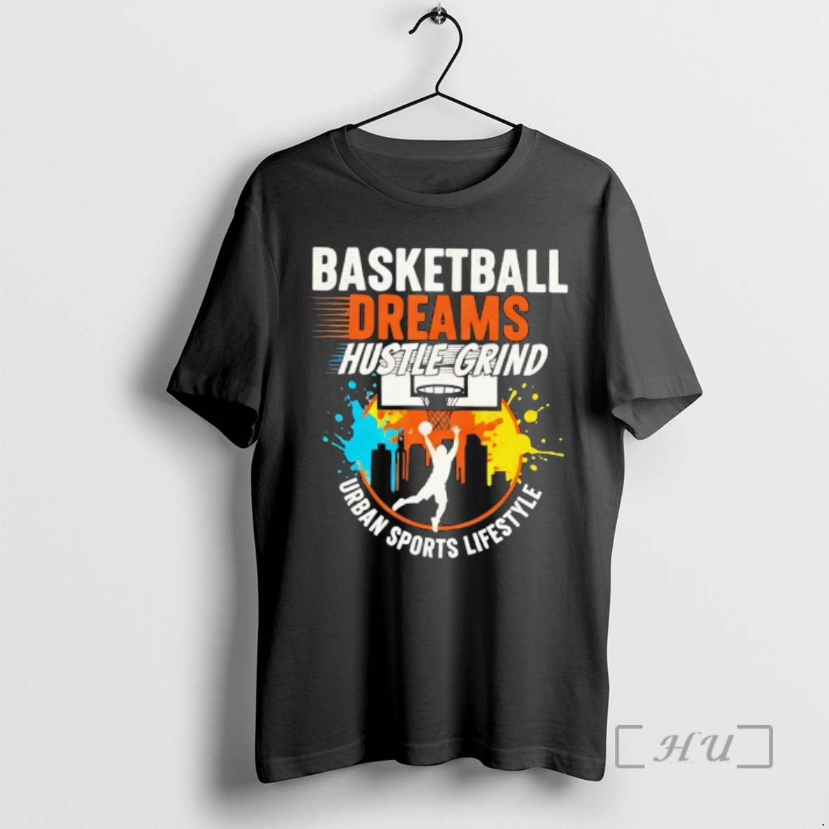 Officials Basketball Dreams Hustle Grind Urban Sports Lifestyle Graphic