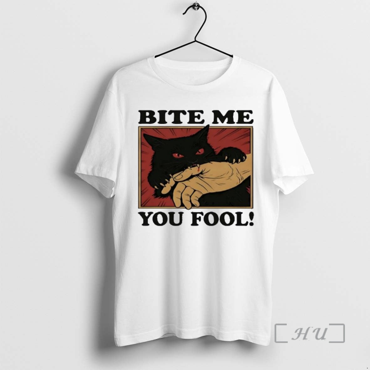 Officials Biting Black Cat Bite Me You Fool