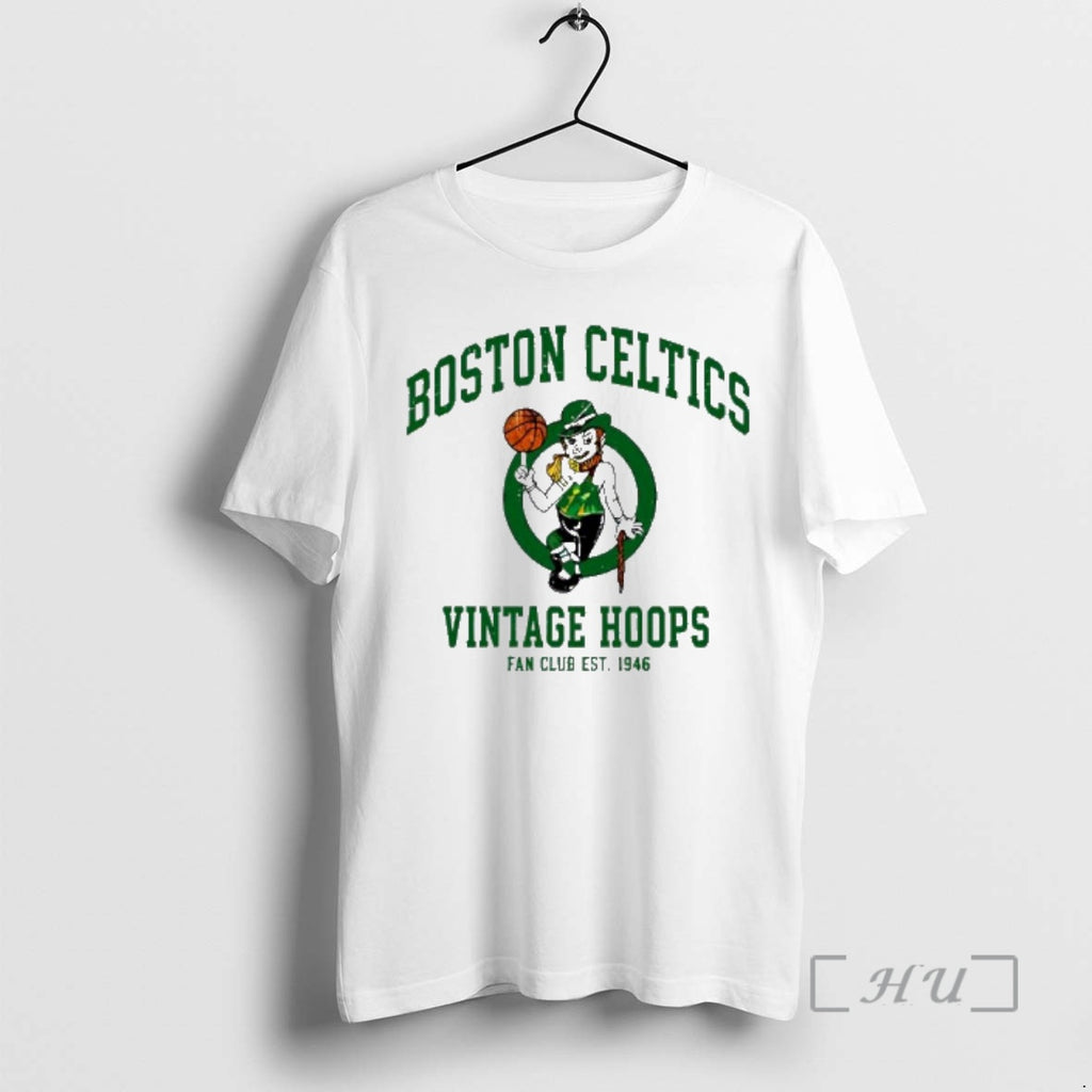 Officials Boston Celtics Vintage Basketball Graphic Fan Style