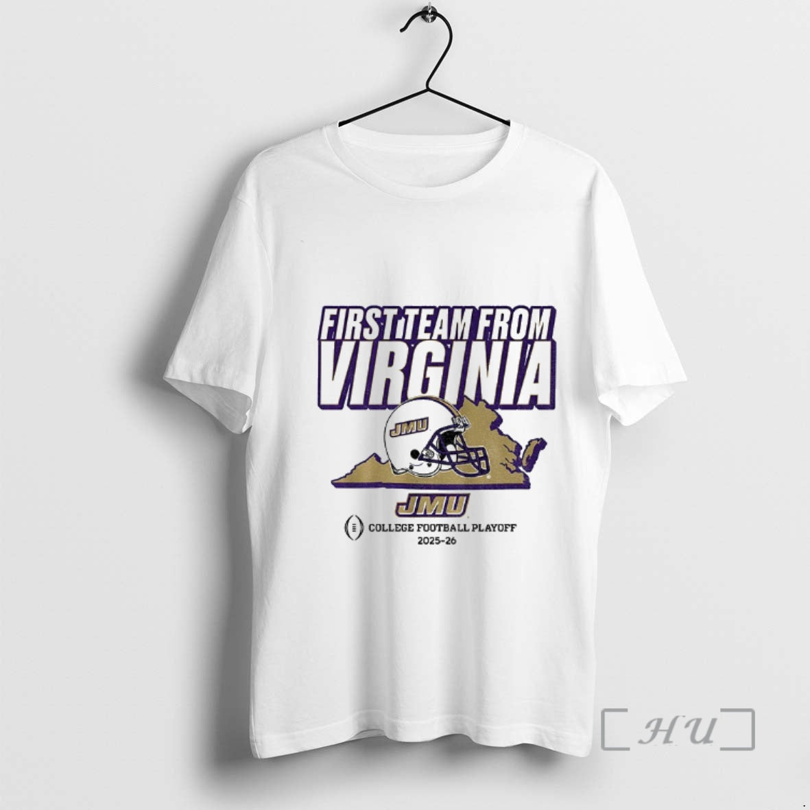Officials Cfps First Team From Virginia James Madison Dukes Football 2025 2026 Premium T Shirts