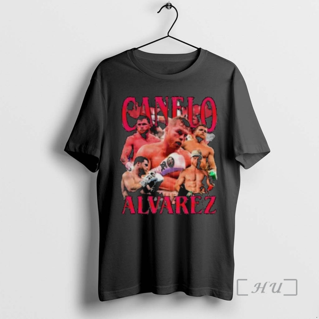 Officials Canelo Alvarez Boxer Graphic Vintage Circle Black