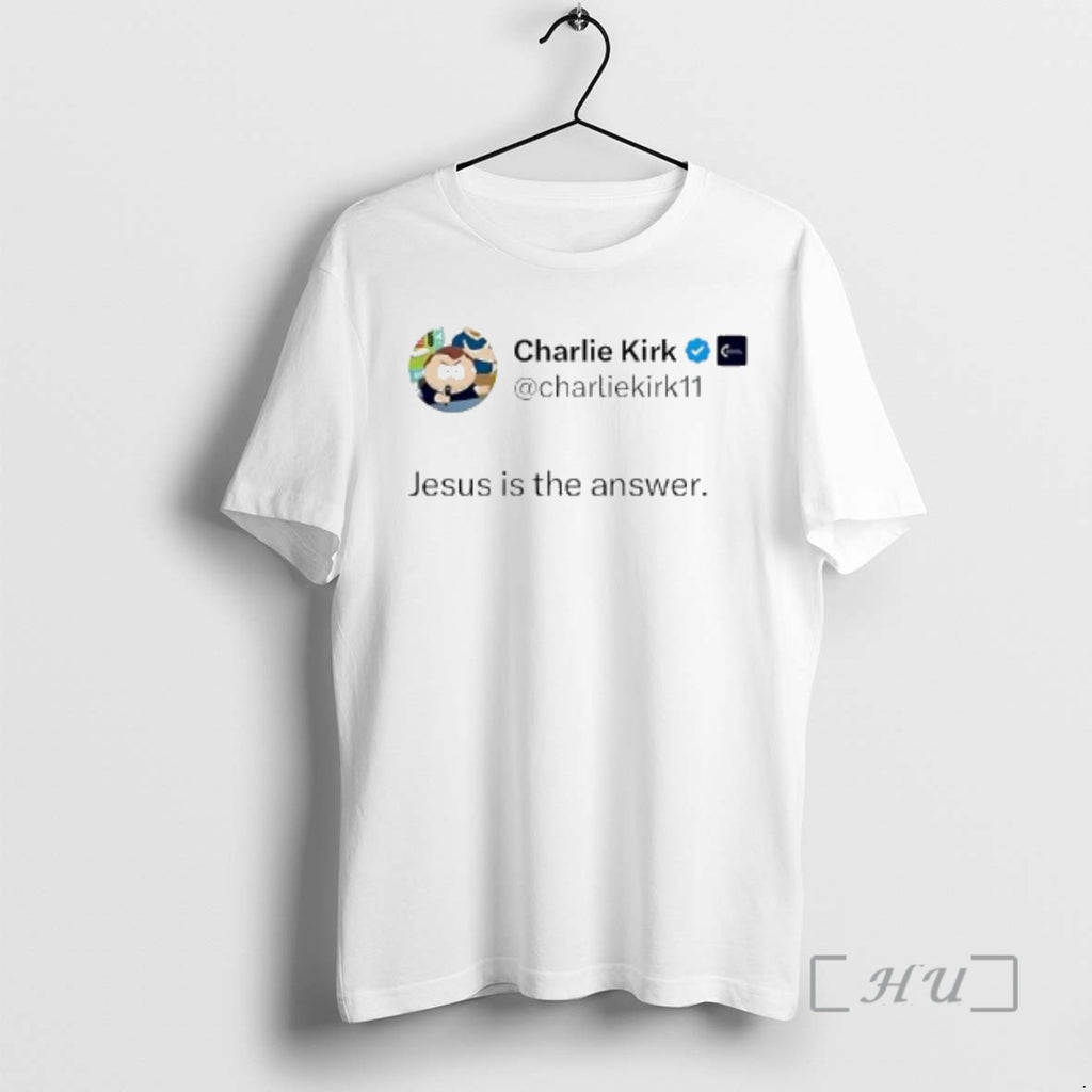 Officials Charlie Kirks X Account Post Jesus Is The Answer