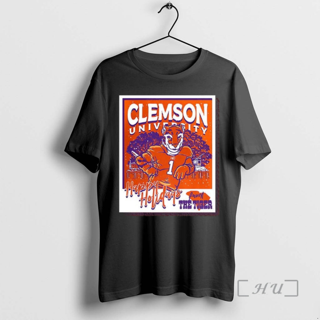 Officials Clemson Tigers University Happy Holidays