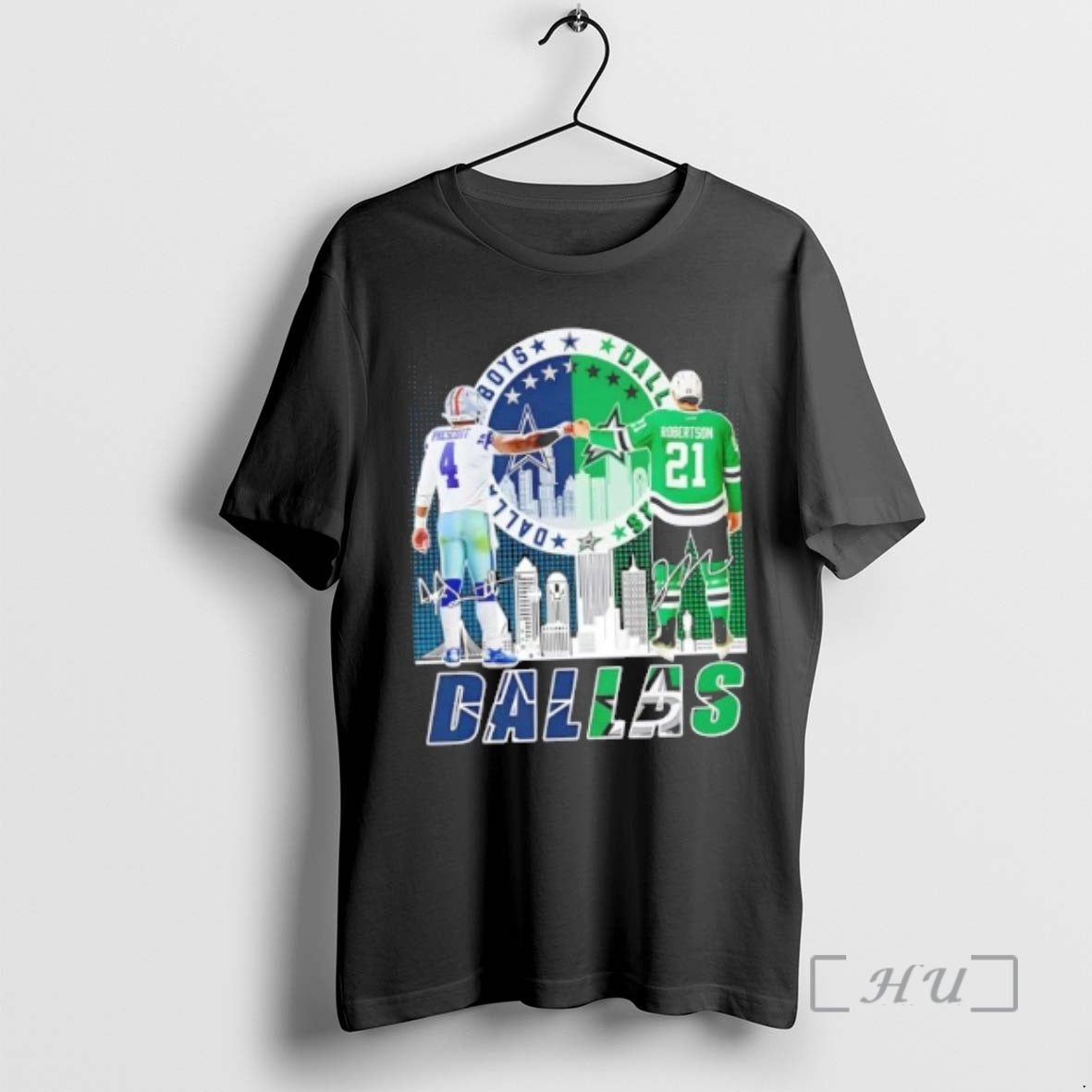 Officials Dallas City Sports Prescott Cowboys X Robertson Stars Skyline