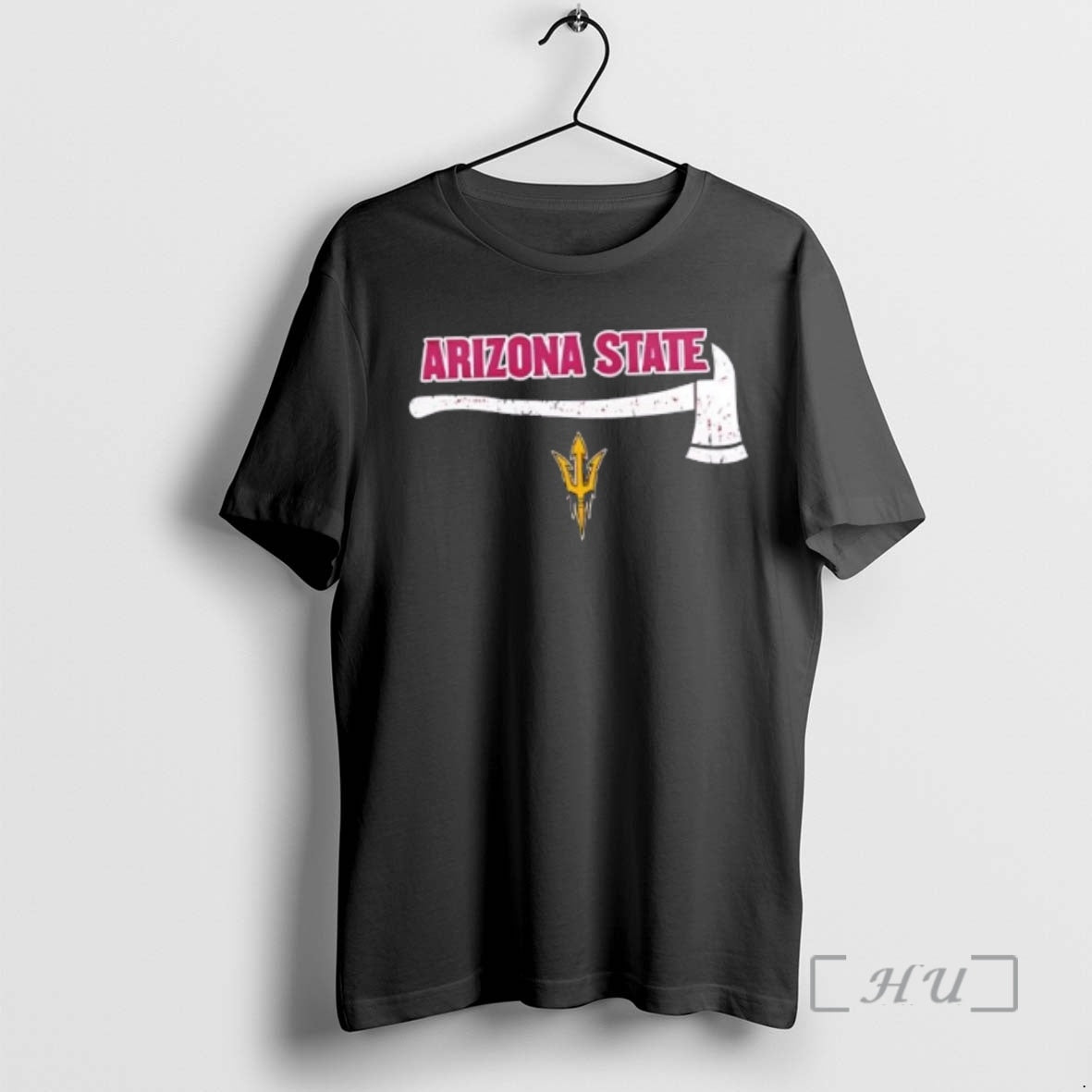 Officials Firefighter Fire Dept Always Ready Arizona State Sun Devils 2 Sided Premium T Shirts
