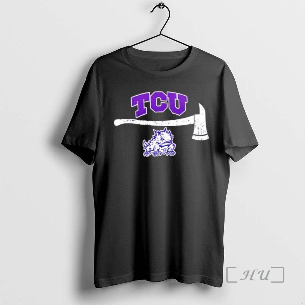 Officials Firefighter Fire Dept Always Ready Tcu Horned Frogs 2 Sided Premium T Shirts Sweater
