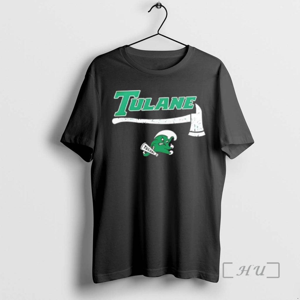 Officials Firefighter Fire Dept Always Ready Tulane Green Wave 2 Sided Premium T Shirts Sweater