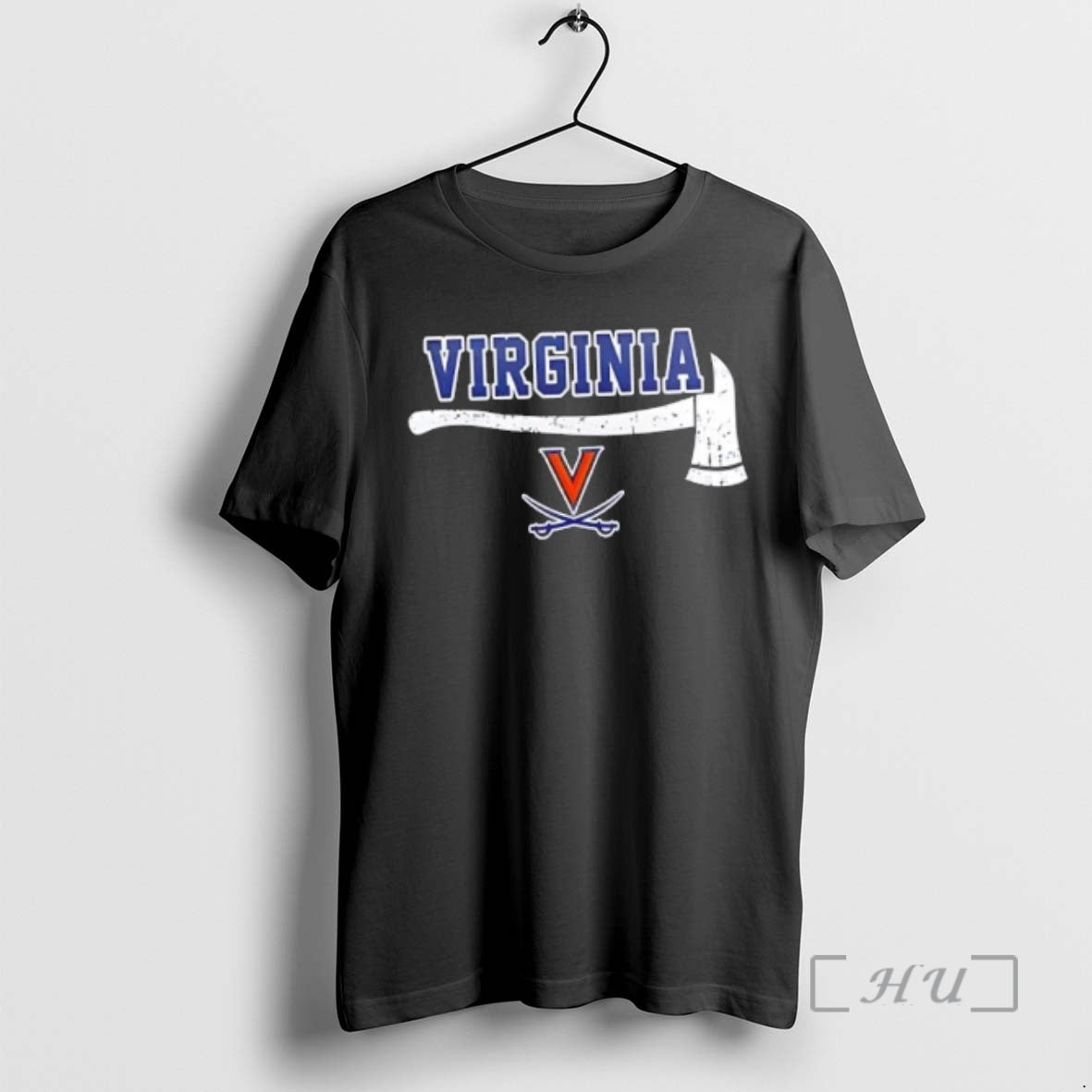 Officials Firefighter Fire Dept Always Ready Virginia Cavaliers 2 Sided