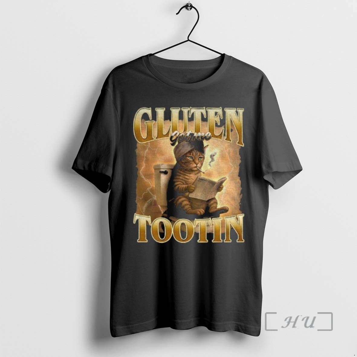 Officials Funny Cat Gluten Got Me Tootin Vintage