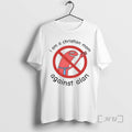 Officials Funny Smiling Friends I Am A Christian Mom Against Alan Premium T Shirts Sweater