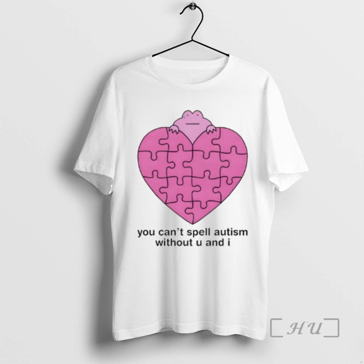 Officials Girl Boy Frog You Cant Spell Autism Without U And I Premium T Shirts