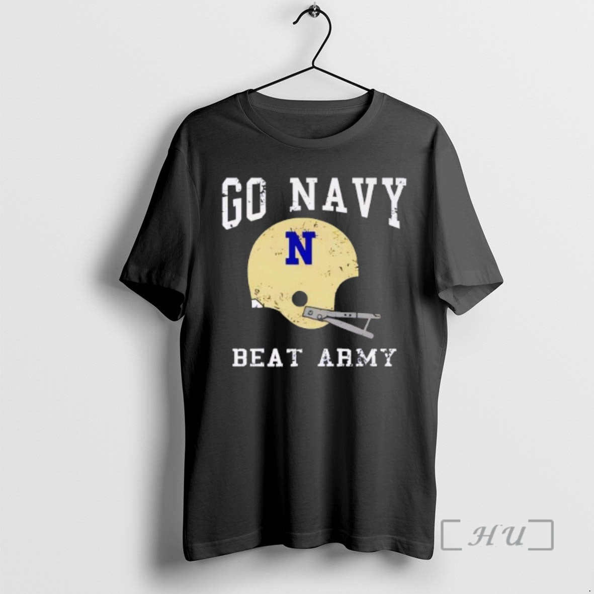 Officials Go Navy Beat Army Americas Game Vintage Football Helmet