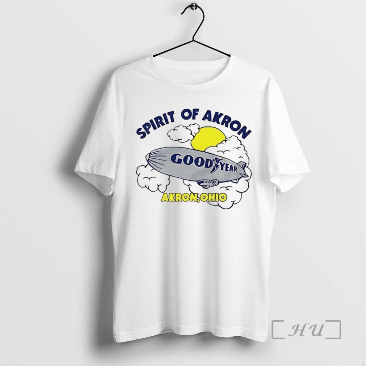 Officials Goodyear Blimp Spirit Of Akron Ohio Cartoon