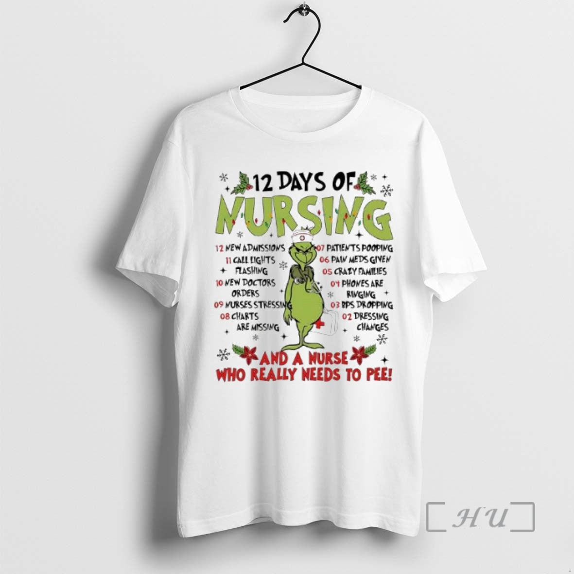 Officials Grinch 12 Days Of Nursing And A Nurse Who Really Needs To Pee Premium