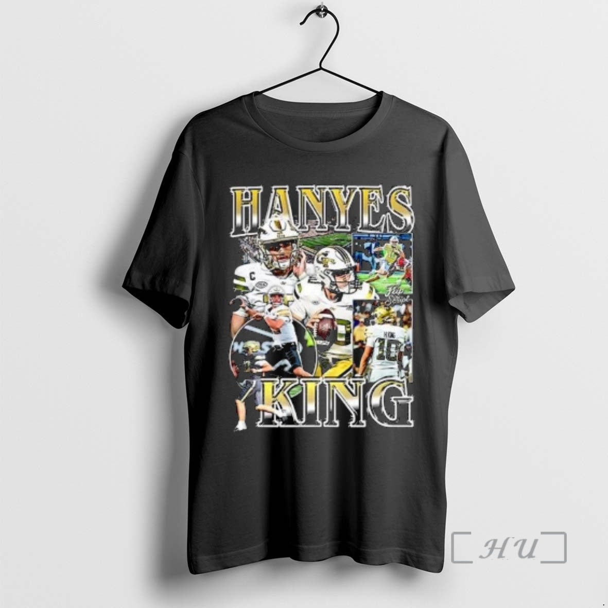 Officials Haynes King Georgia Tech Yellow Jackets Graphic Circle Black