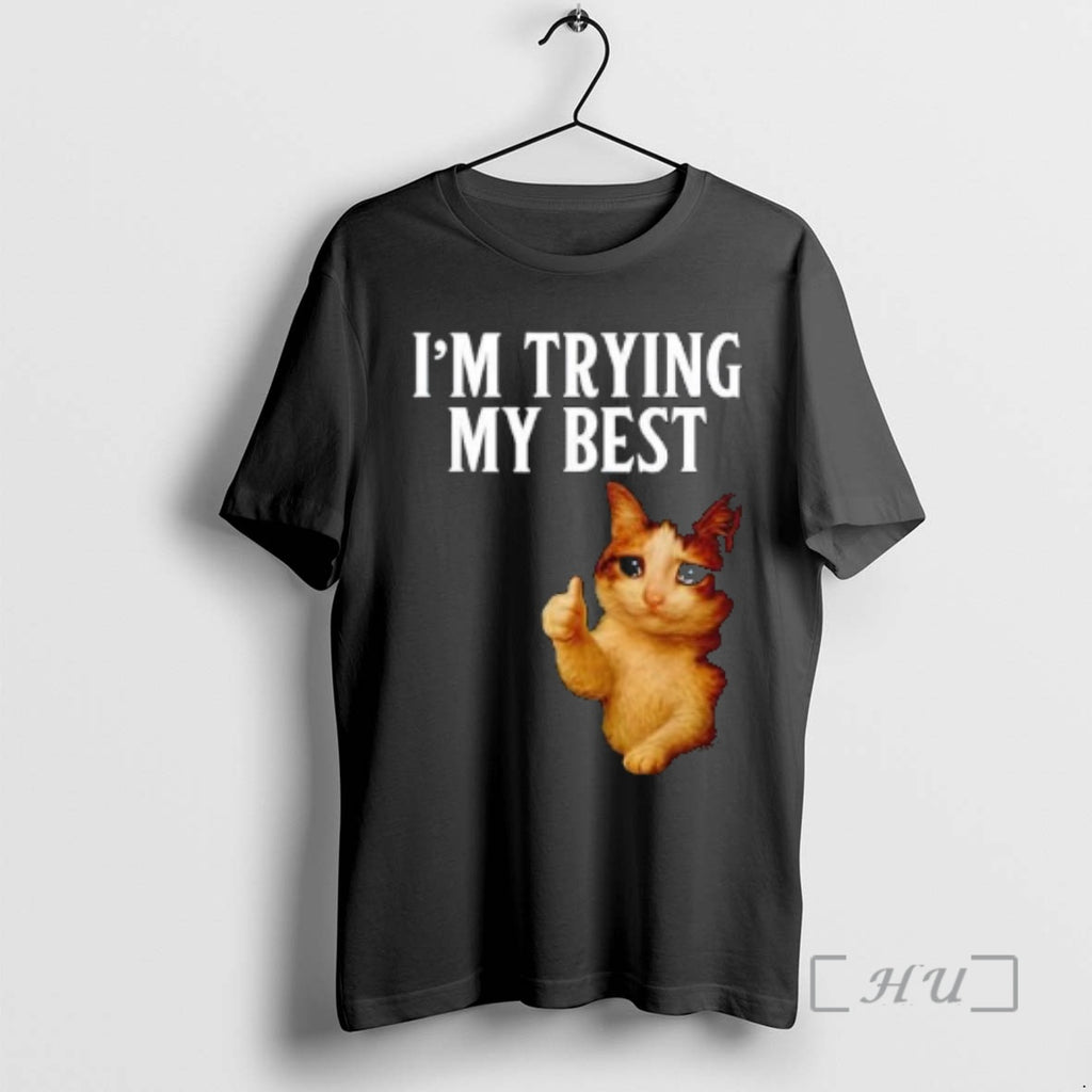 Officials Im Trying My Best Crying Cat Meme Funny