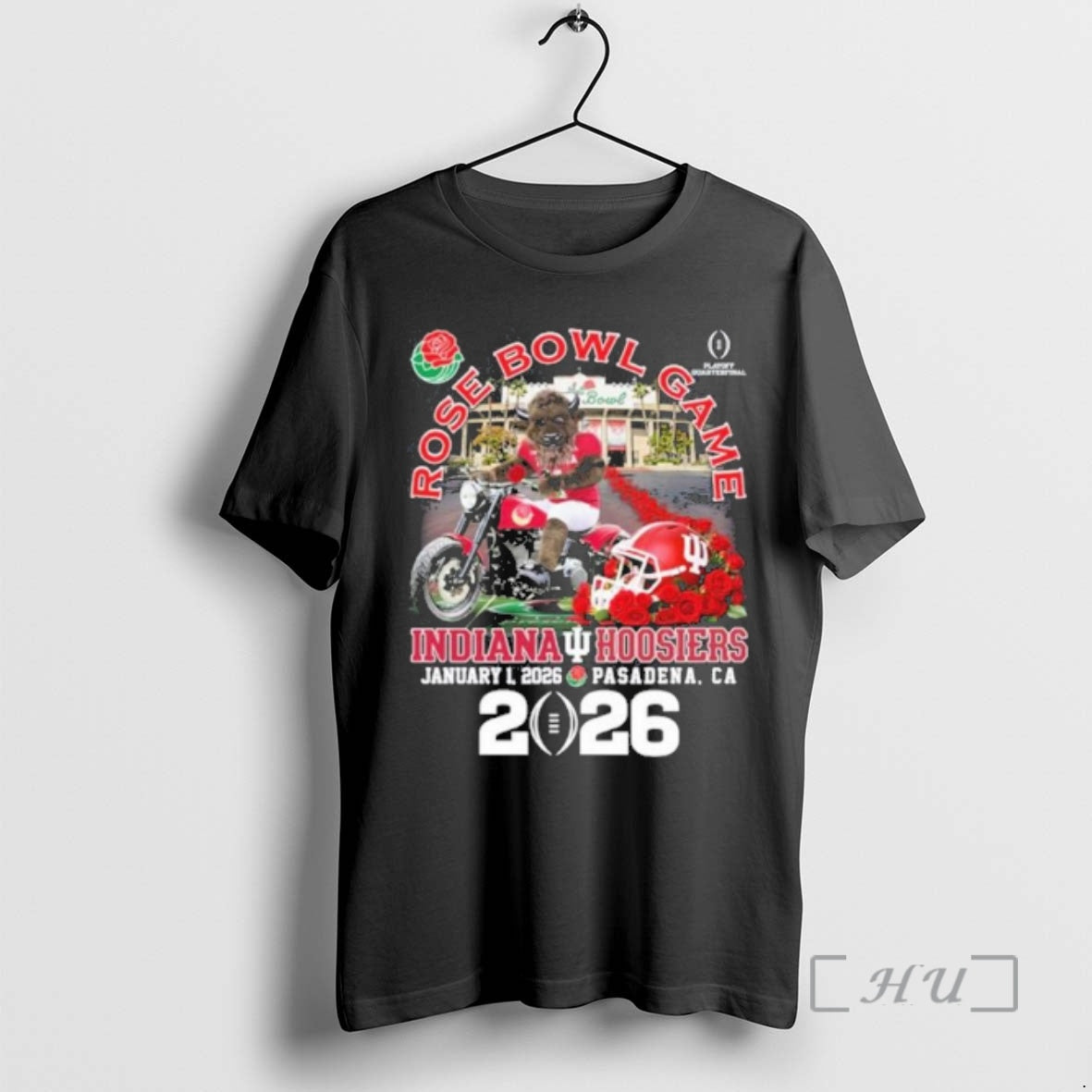 Officials Indiana Football Mascot Rose Bowl 2026 Pasadena Ca