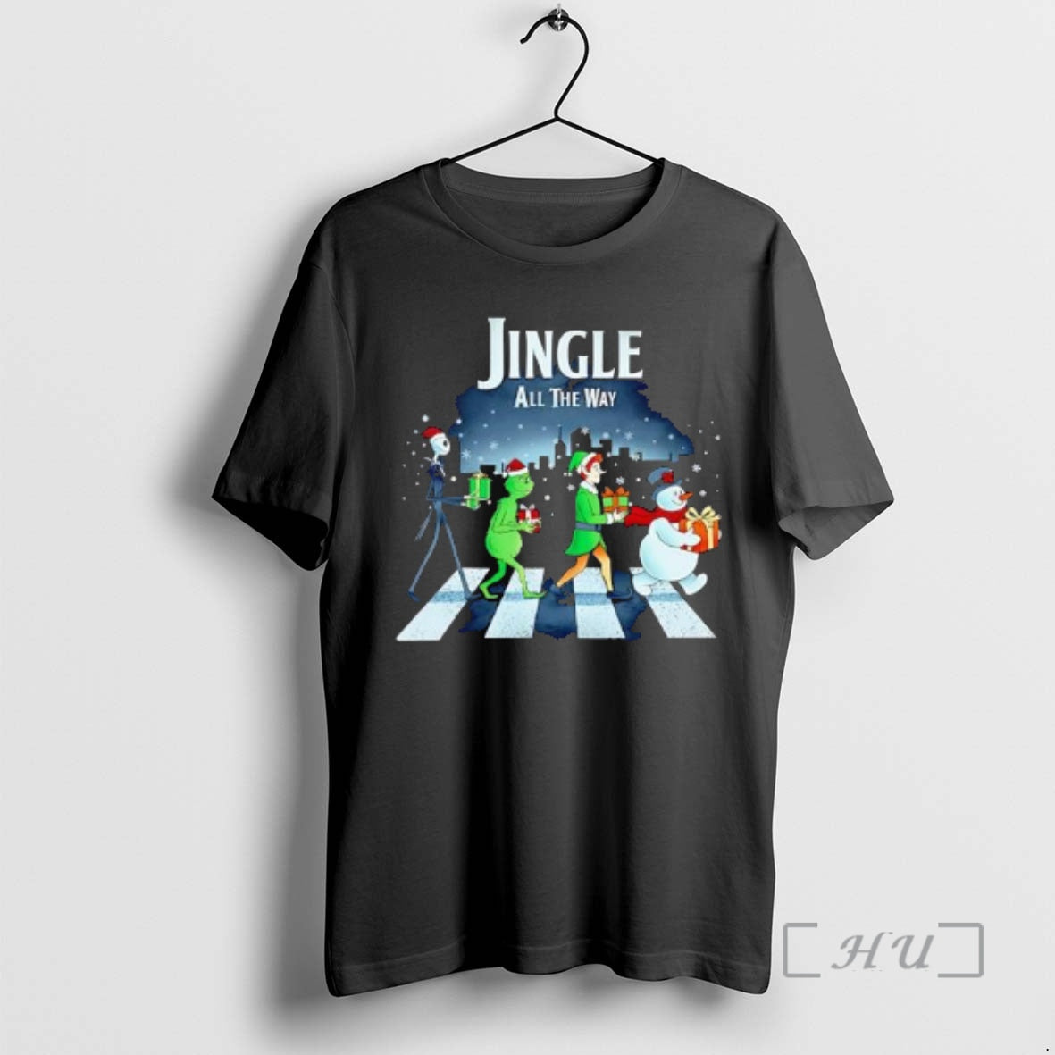 Officials Jack Skellington And Grinch And Buddy The Elf And Snowman Jingle All The Way