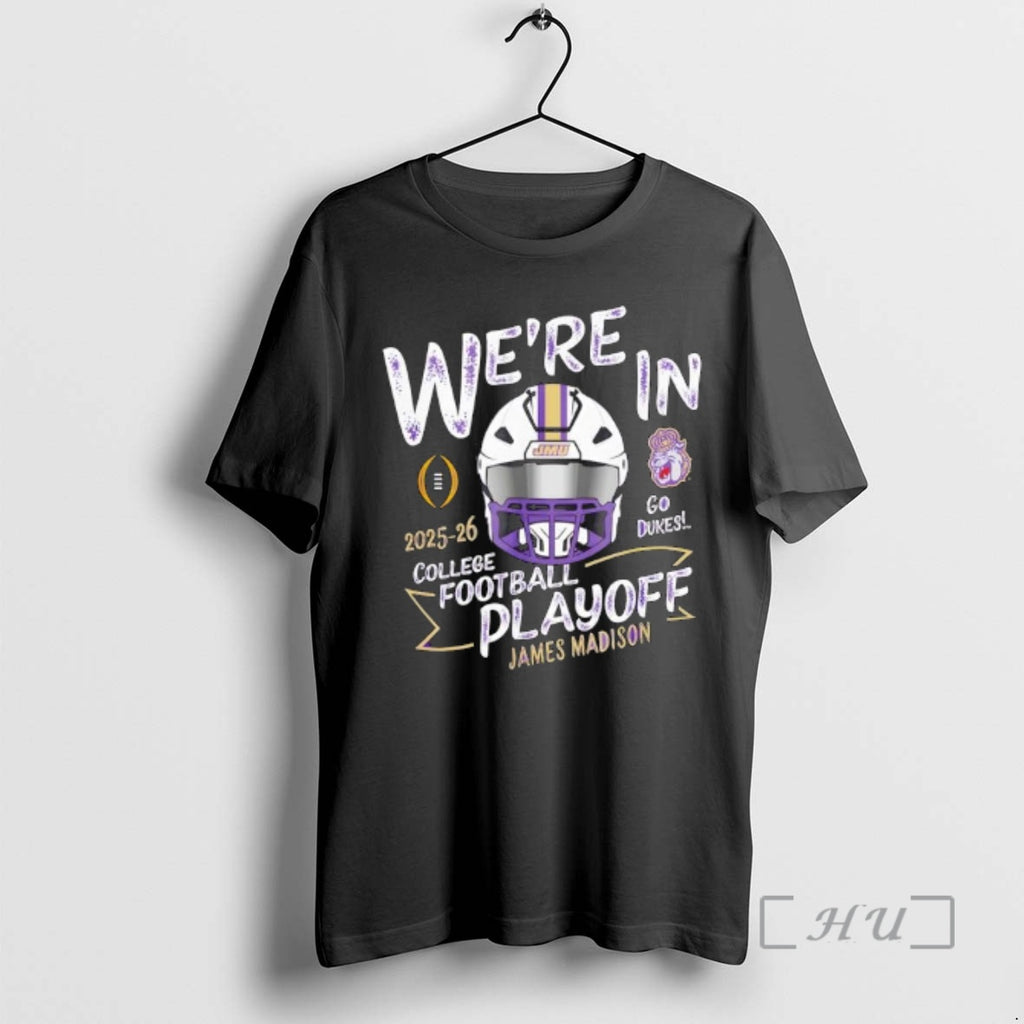Officials James Madison Dukes Cfp College Football Playoff 2025 26 Logo Premium T Shirts Sweater