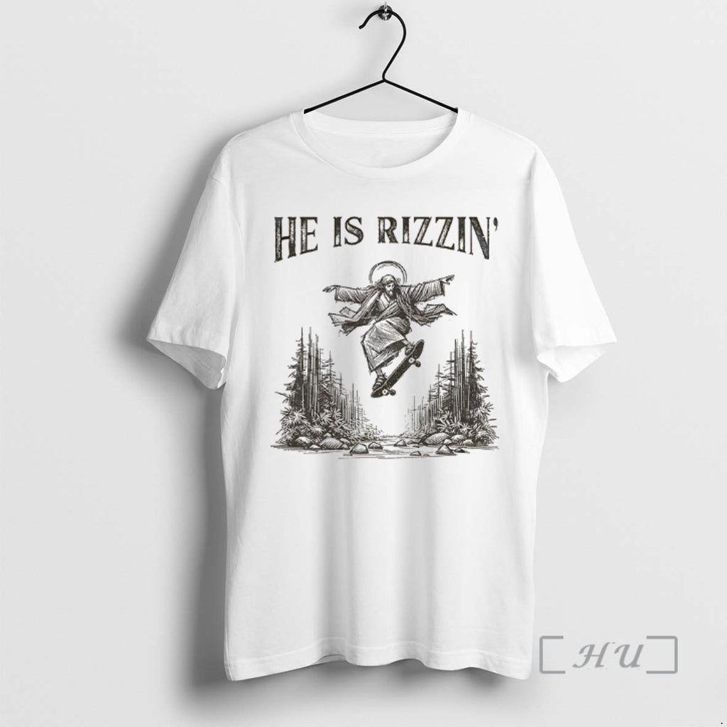 Officials Jesus Skateboarding He Is Rizzin Vintage