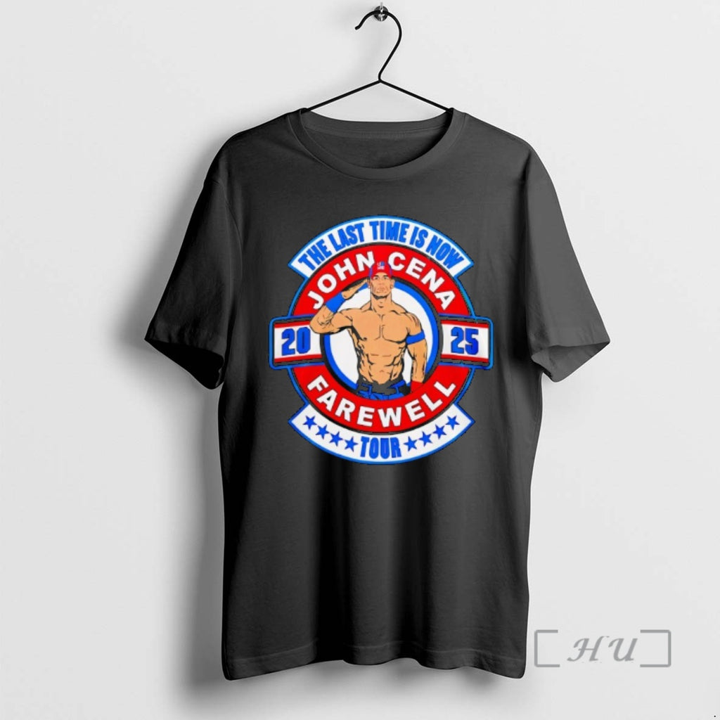 Officials John Cena Farewell Tour 2025 One Final Goodbye Wrestling Fan Tribute Premium T Shirts