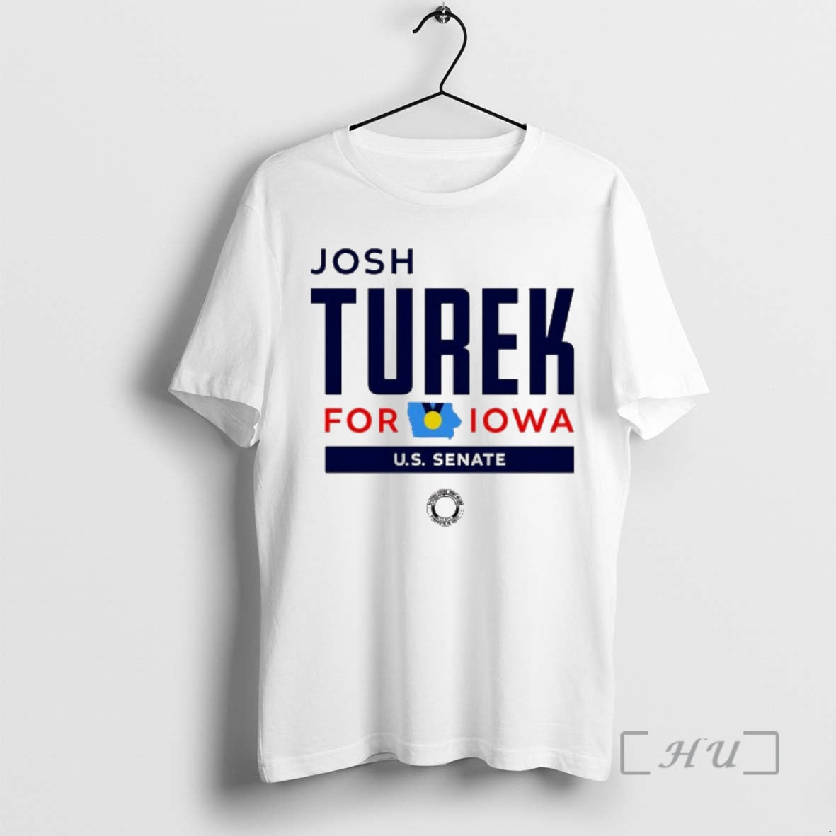 Officials Josh Turek For Iowa Square Logo