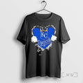 Officials Kansas City Royals Rip The Chest Forever In My Heart Premium T Shirts Sweater